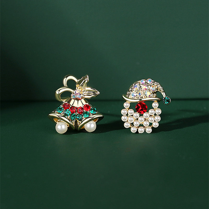 Wholesale Christmas Collection Asymmetrical Earrings